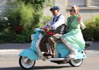 Lambretta, bouchon de Joigny, 4 septembre 2022