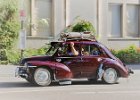 Renault 4cv, bouchon de Joigny, 4 septembre 2022