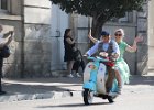 Vespa, bouchon de Joigny, 4 septembre 2022
