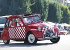 Citroën 2cv damier  Citroën 2cv damier, bouchon de Joigny, 1 septembre 2024