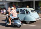 Scooter & Citroën 2cv  Scooter & Citroën 2cv, bouchon de Joigny, 1 septembre 2024