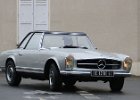 Mercedes SL Pagode  Mercedes SL Pagode, bouchon de Nemours, 6 octobre 2024