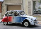 Citroën 2cv Cocorico 1982  Citroën 2cv Cocorico 1982, bouchon de Nemours, 5 octobre 2025