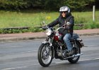 Triumph Bonneville  Triumph Bonneville, bouchon de Nemours, 5 octobre 2025