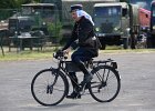 Gendarme à vélo  Gendarme à vélo, La Locomotion en fête, aérodrome de Melun-Villaroche, 11 juin 2017