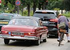 Mercedes 220 SE  Mercedes 220 SE, traversée de Paris, 25 juillet 2021