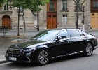 Mercedes Classe S  Mercedes Classe S, traversée de Paris, 31 juillet 2022