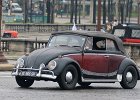Volkswagen Coccinelle cabriolet  Volkswagen Coccinelle cabriolet, traversée de Paris, 7 janvier 2018