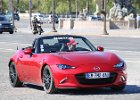 Mazda MX-5  Mazda MX-5, Traversée de Paris "hivernale" 17 avril 2022