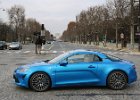 Alpine A110 2023  Alpine A110 2023, Traversée de Paris hivernale 12 janvier 2025