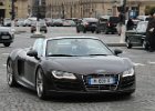 Audi R8 cabriolet 2010, Traversée de Paris hivernale, 25 janvier 2026